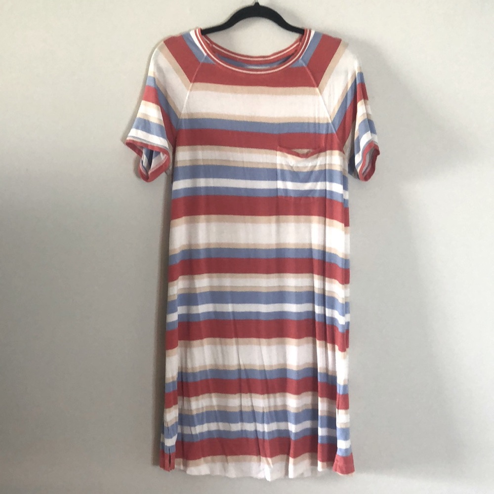 Striped jersey sundress